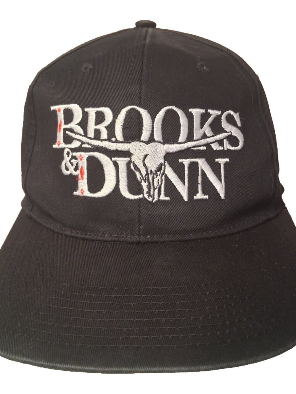Vintage Brooks And Dunn Cap Hap Country Western Music Steer Black Band Duo
